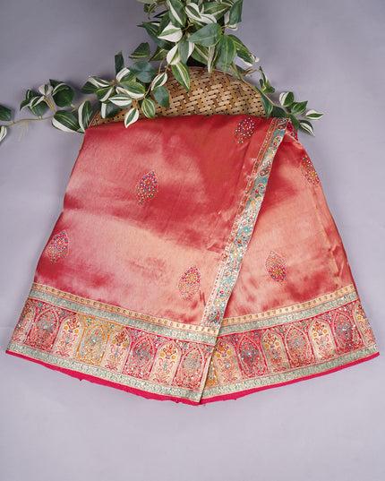 Tissue Banaras Saree with Zardosi and Pashmina Work