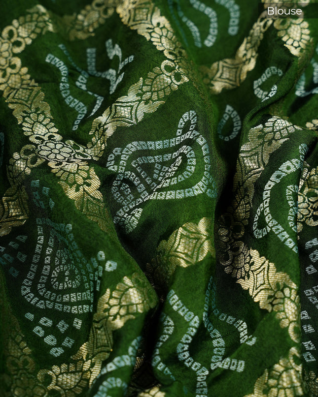 Korean Crepe Saree with Golden Zari Border- Mustard