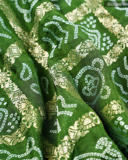 Korean Crepe Saree with Golden Zari Border- Purple