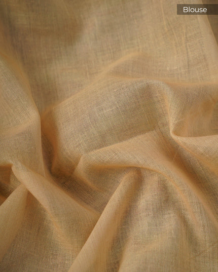 Mangalagiri Cotton Saree Digital Kalamkari Print With Contrast Border - Pista Green