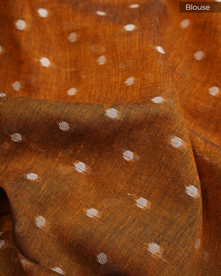 Handloom Cotton Weaving Butties- Brown