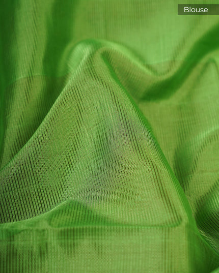 Mangalagiri Silk Hand Painted Saree - Maroon