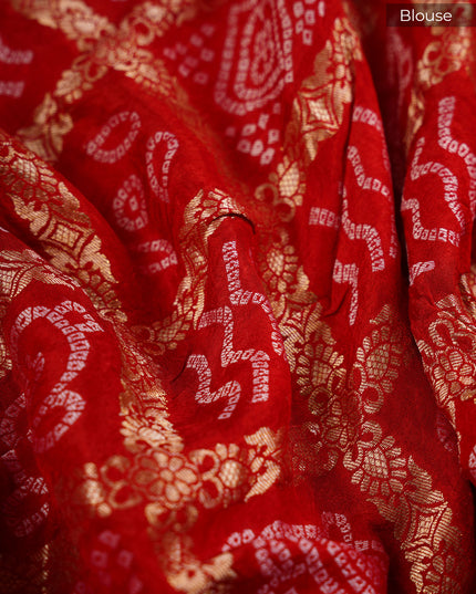 Korean Crepe Saree with Golden Zari Border- Pink