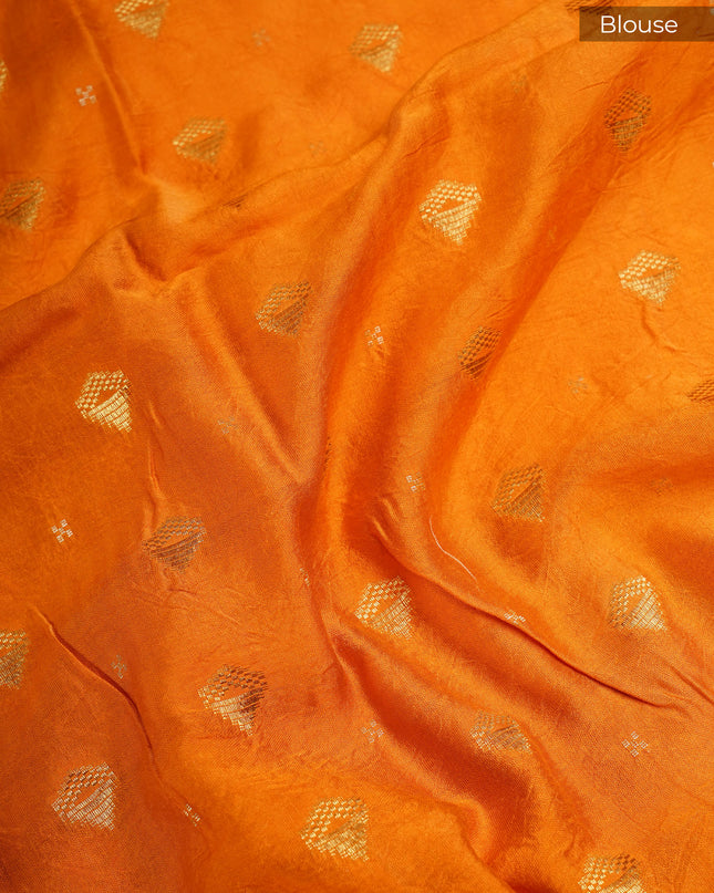 Silk Kota Saree With Allover Thread Embroidery Work With Gold Border -  Mustered