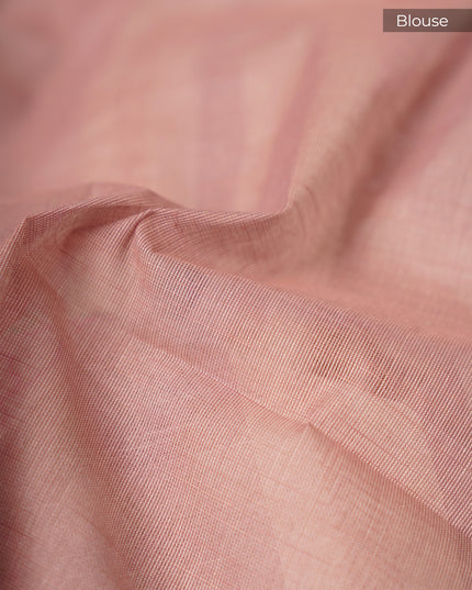 Handloom Cotton Print - Cream & Lavender