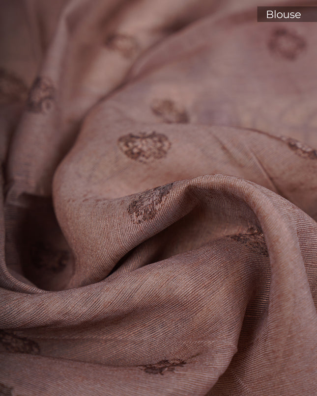 Lenin Jute Digital Print With Border - Creme