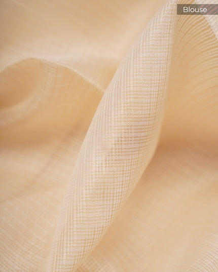 Kota Silk Saree with Thread Embroidery Border and Butties