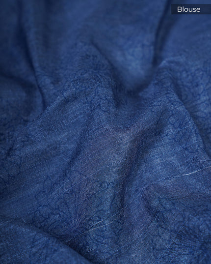 Korean Tussar  Abstract Print - Multi color