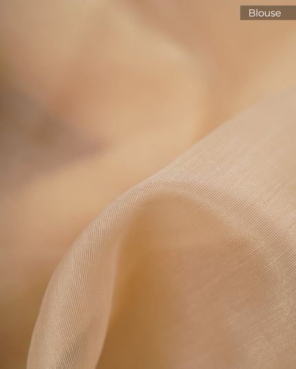 Jute Lenin Tissue with Applique Work