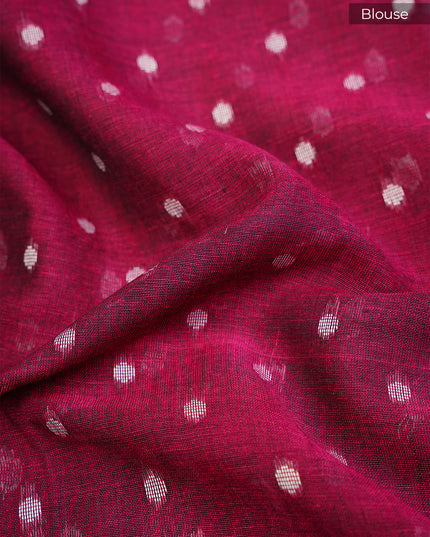 Handloom Cotton Weaving Butties- Pink