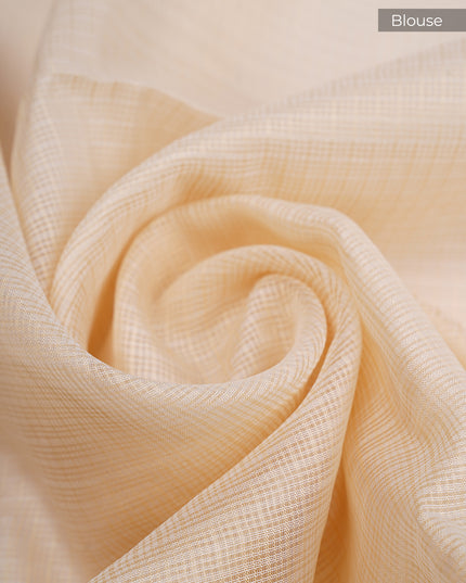 Kota Silk Saree with Thread Embroidery Border & Butties