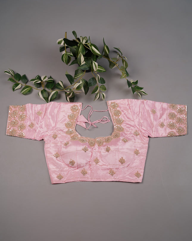 Munga Crape Meena Kari Weaving Butties