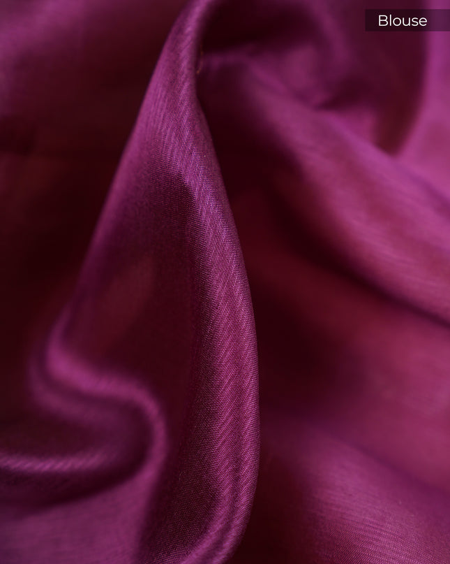 Chanderi Silk with Meena Kari Butties