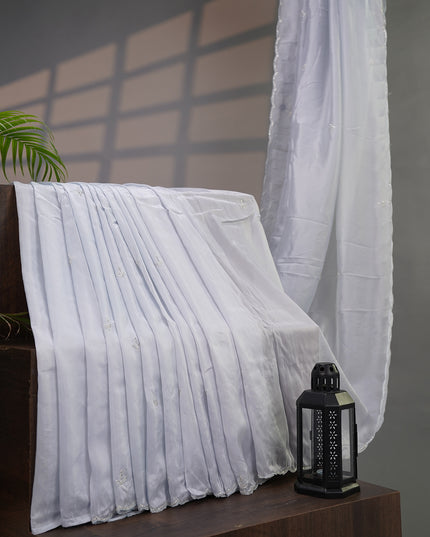 Russian Silk with Kardhana Work and a Scallop Border