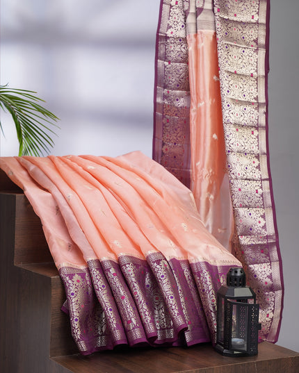 Chanderi Silk with Meena Kari Butties