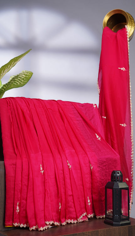 Italian Crepe with Kardana Seqence and Butties, Scallop Border and Kardana Pull Work