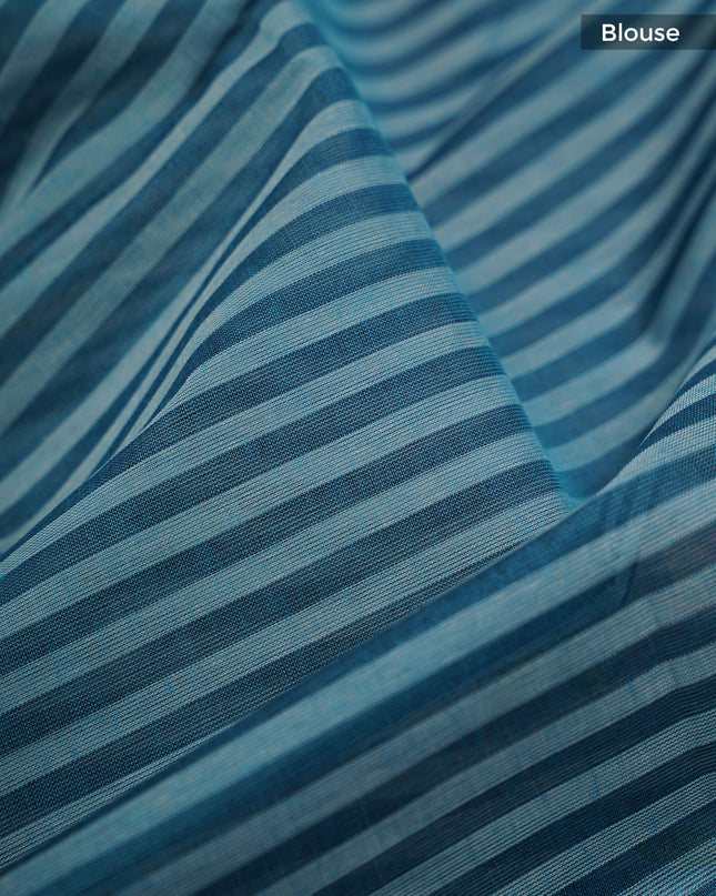 Handloom Cotton Thread Embroidery Butties - Grey