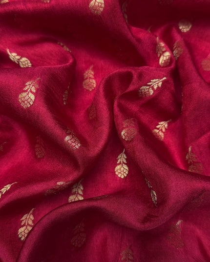 Koren Crepe  Saree With Geometrical Design Ganga Jamuna Border-  Bottle Green